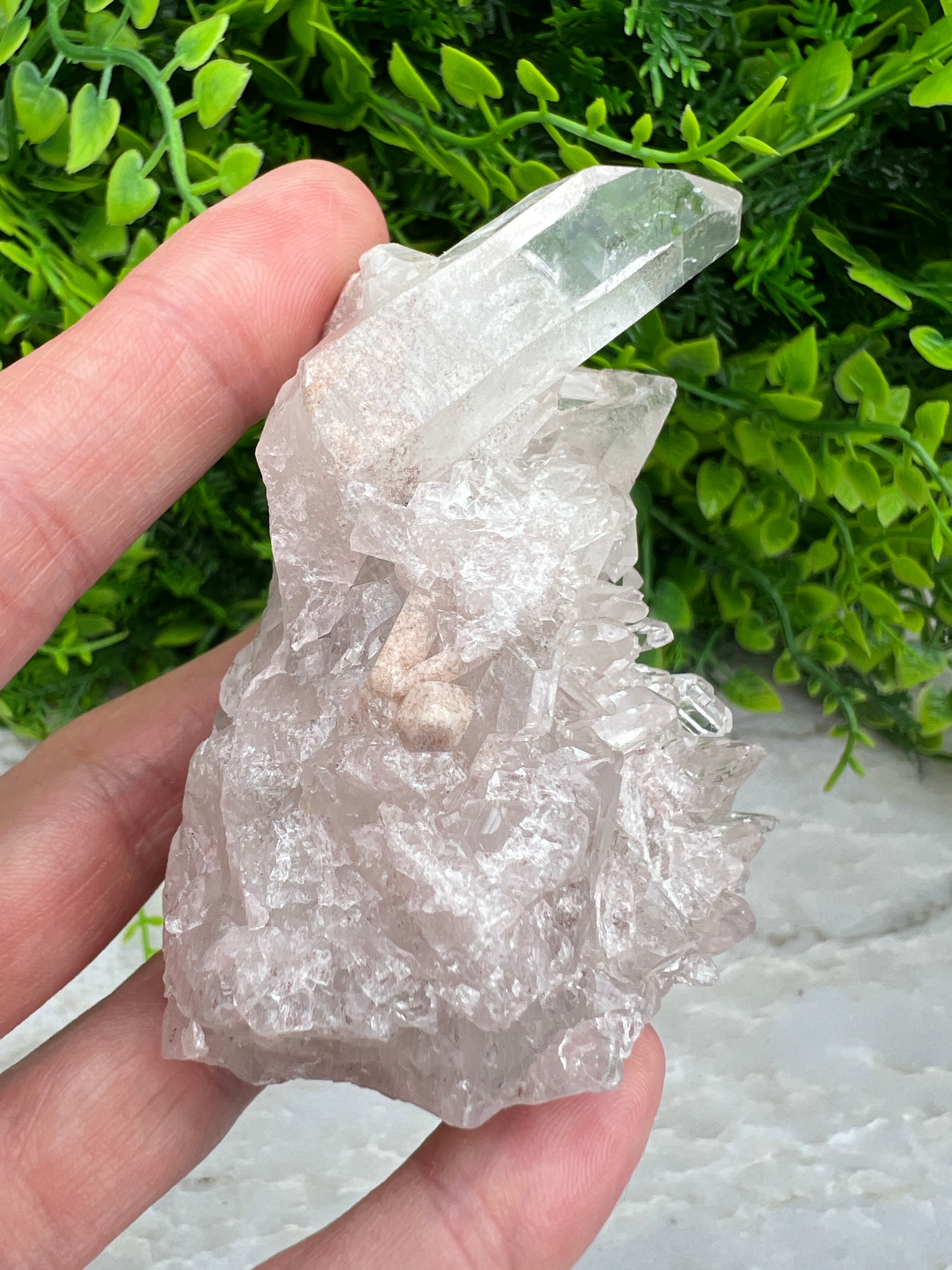 Bergkristal cluster (7 cm)