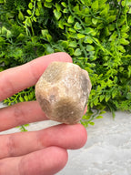 Grossulaar hexagon half ruw half gepolijst by KEY LIME STORE