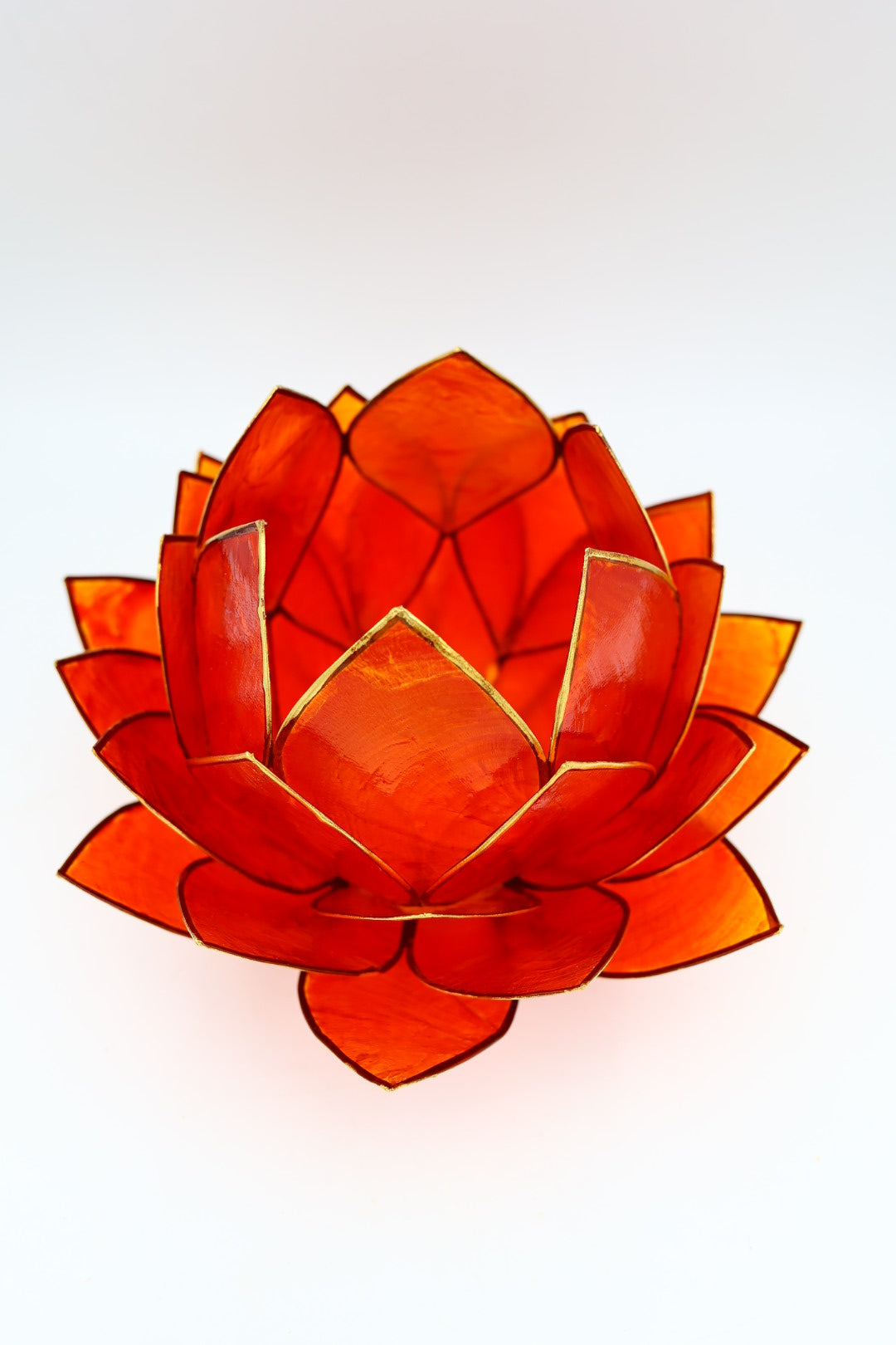 Capizschelpen kaarsenhouder