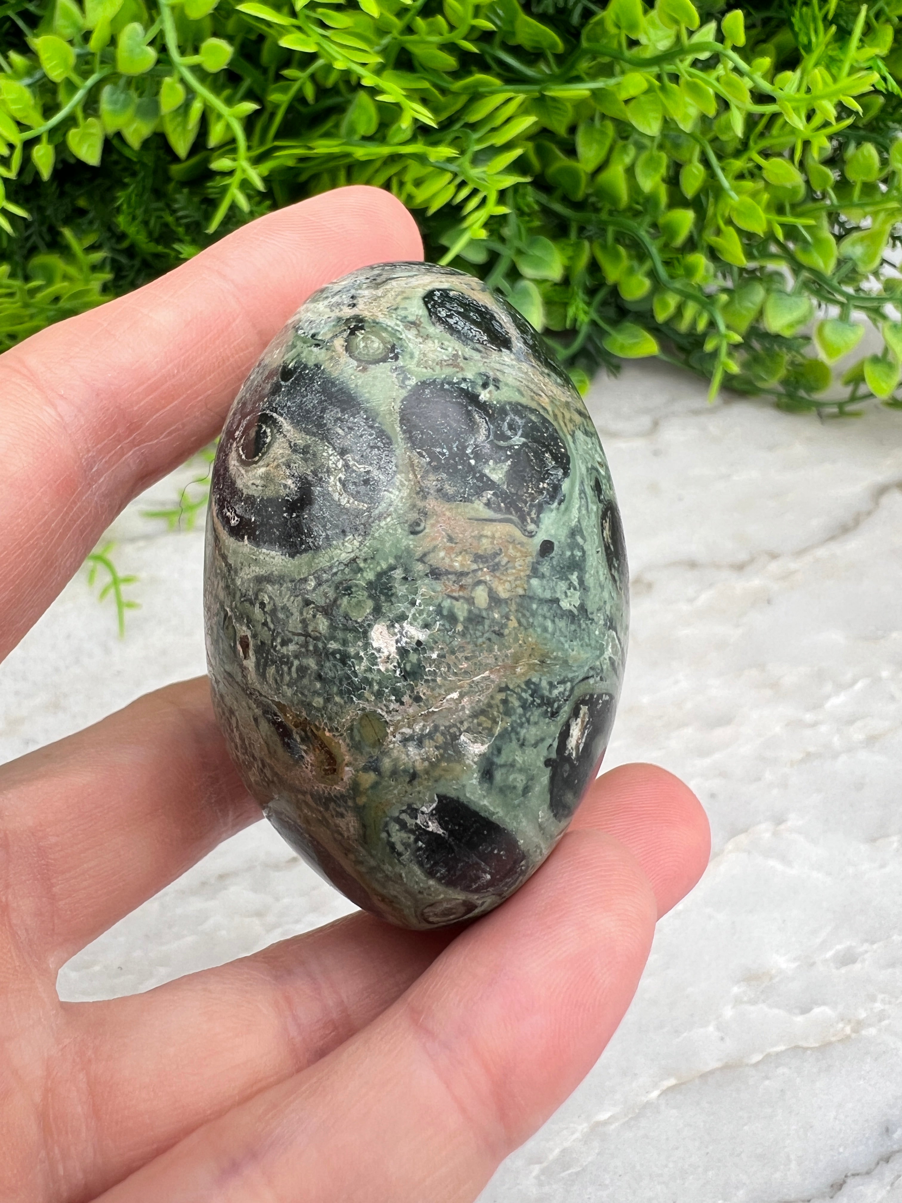 Pierre de poche en jaspe de Kambaba (Elderiet) (6 cm)