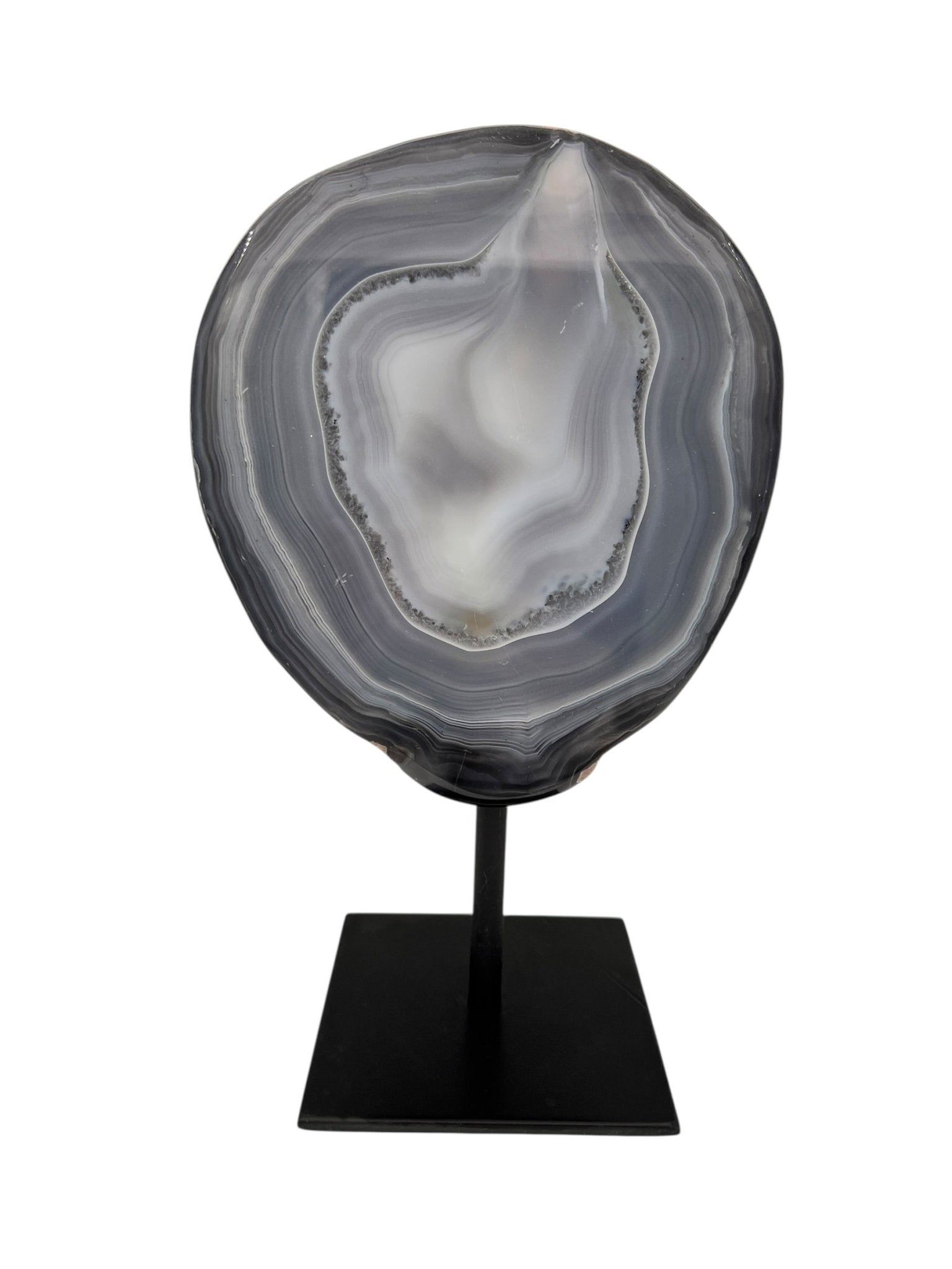 Halve agaat op standaard 2.490 kg by KEY LIME STORE