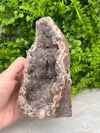 Amethist cluster cut base