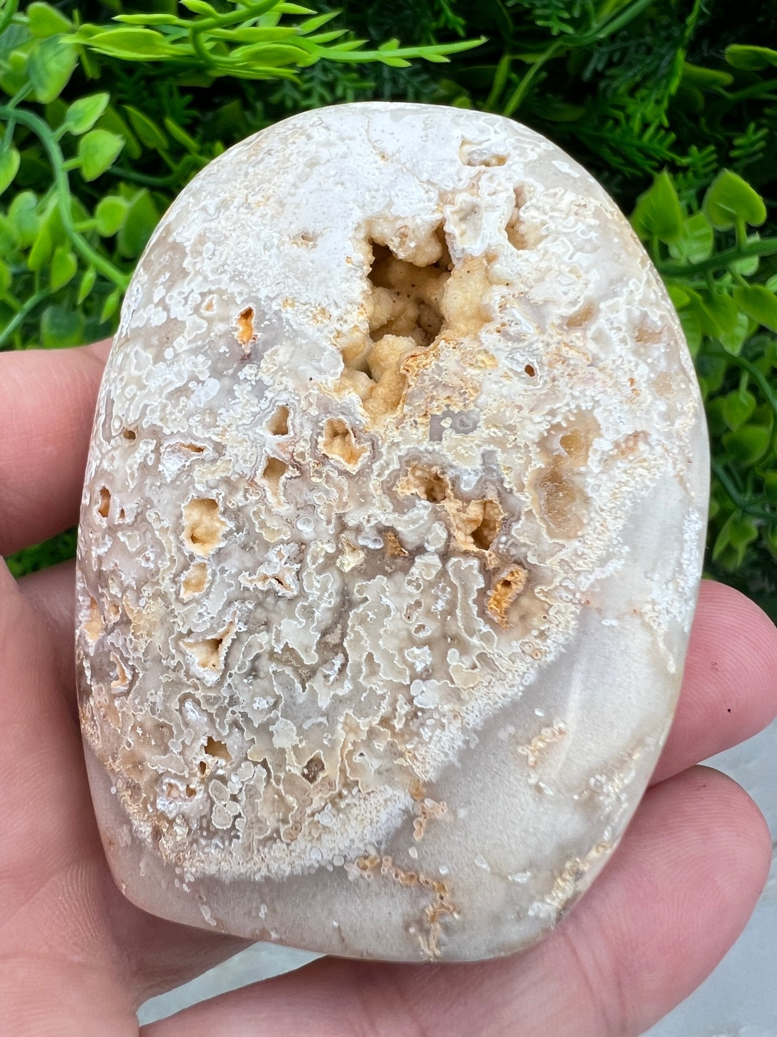 Druzy Crazy Lace Agaat free form (6 cm) by KEY LIME STORE