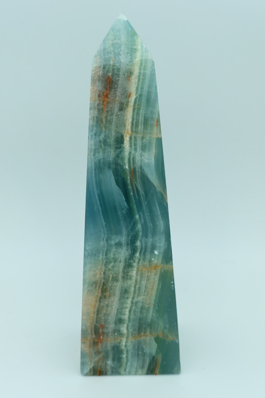 Blauwe Onyx toren 0.430 kg