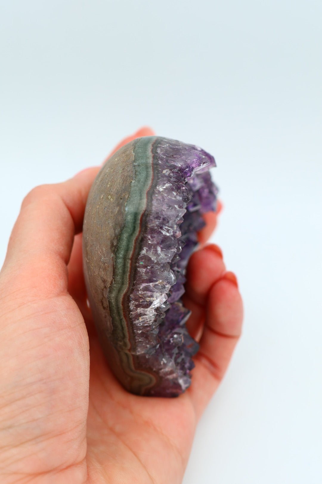 Amethyst-Herz 0,353 kg von KEY LIME STORE
