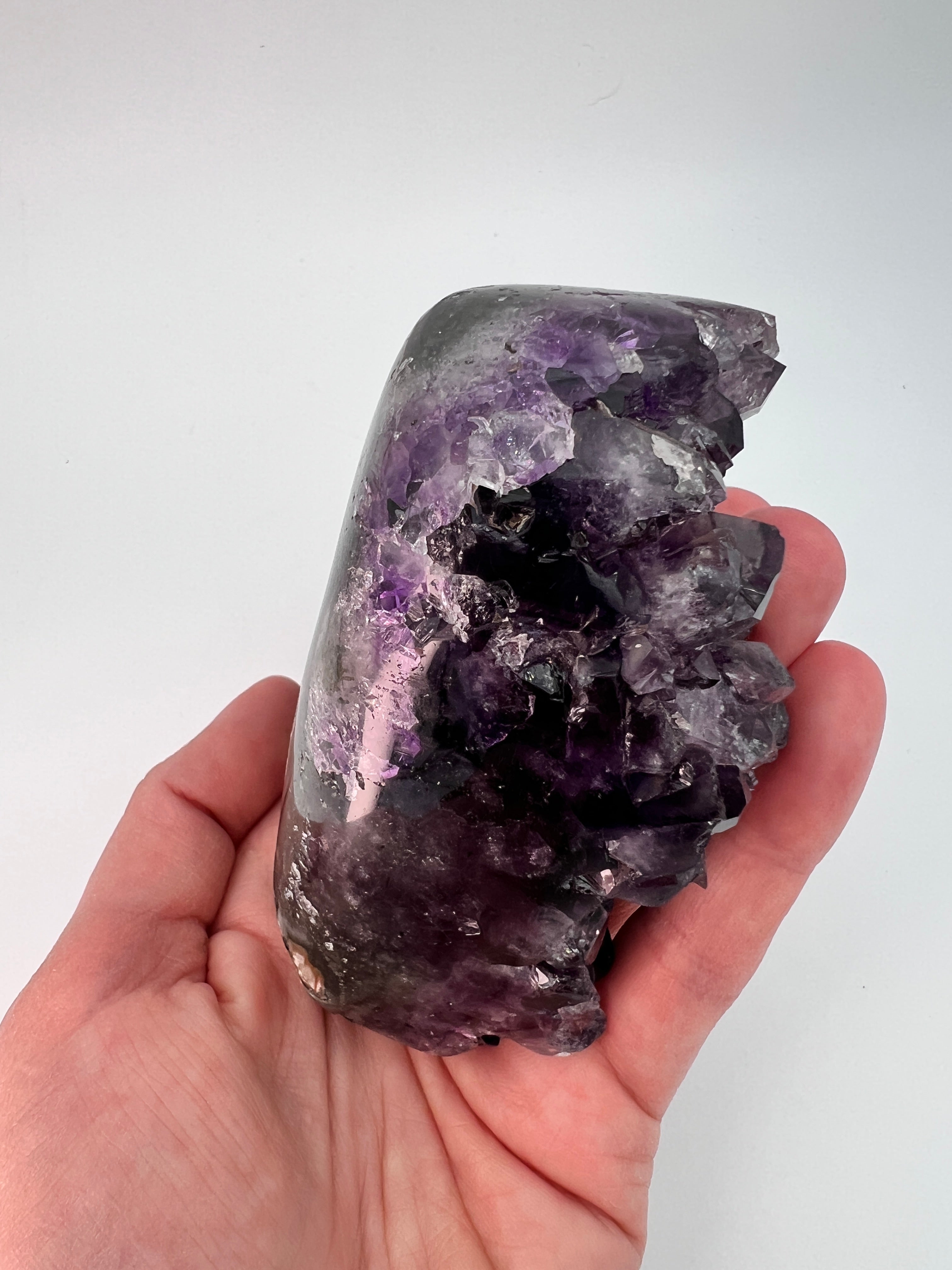 Groot amethist hart – hoge kwaliteit - 0.522 kg
