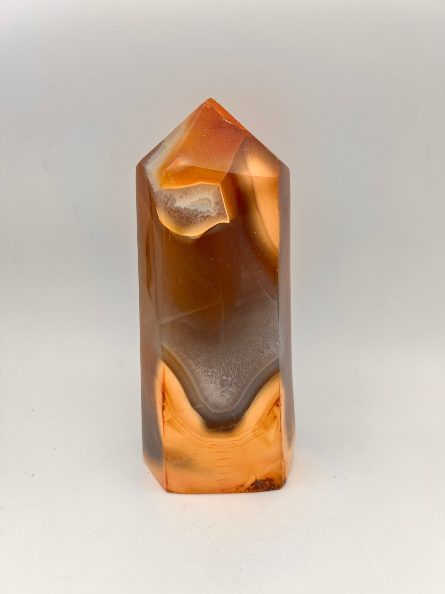 Agaat punt/toren 0.721 kg by KEY LIME STORE