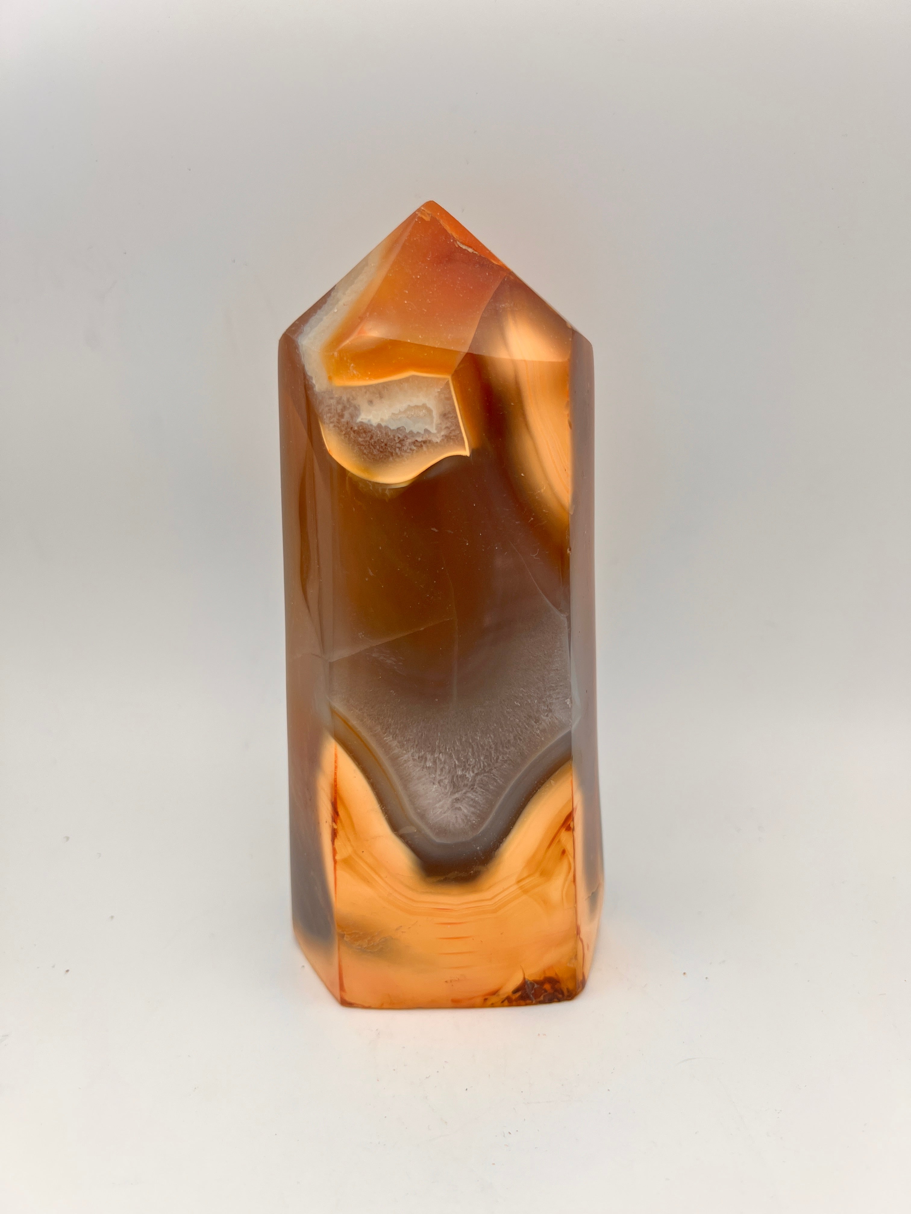 Agaat punt/toren 0.721 kg