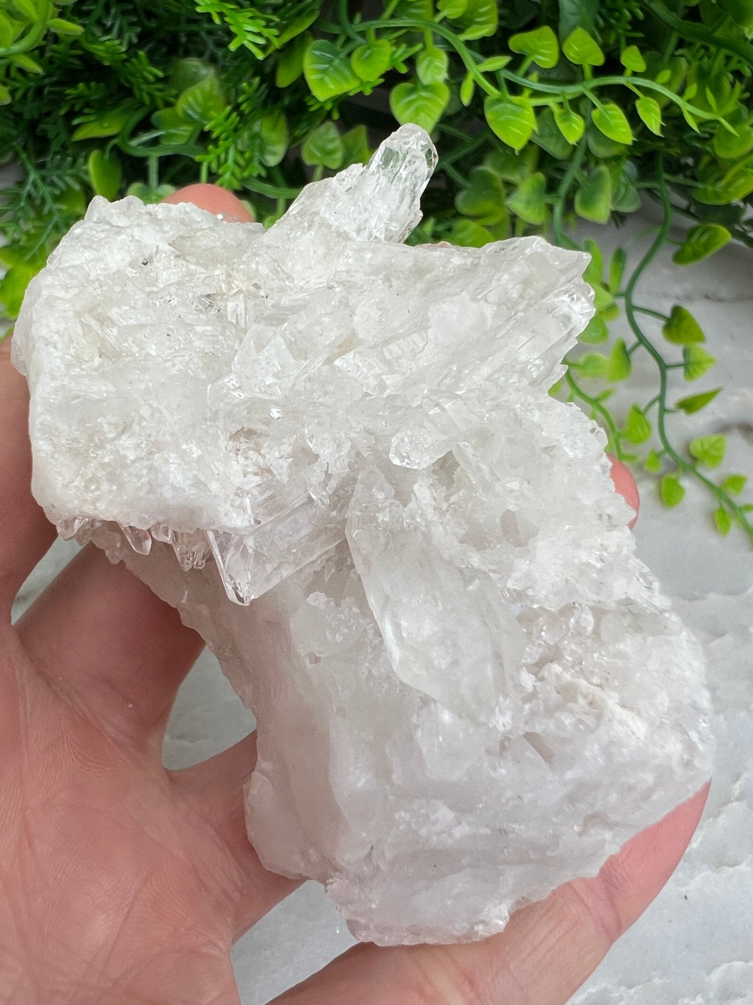 Bergkristall-Cluster (8 cm) von KEY LIME STORE