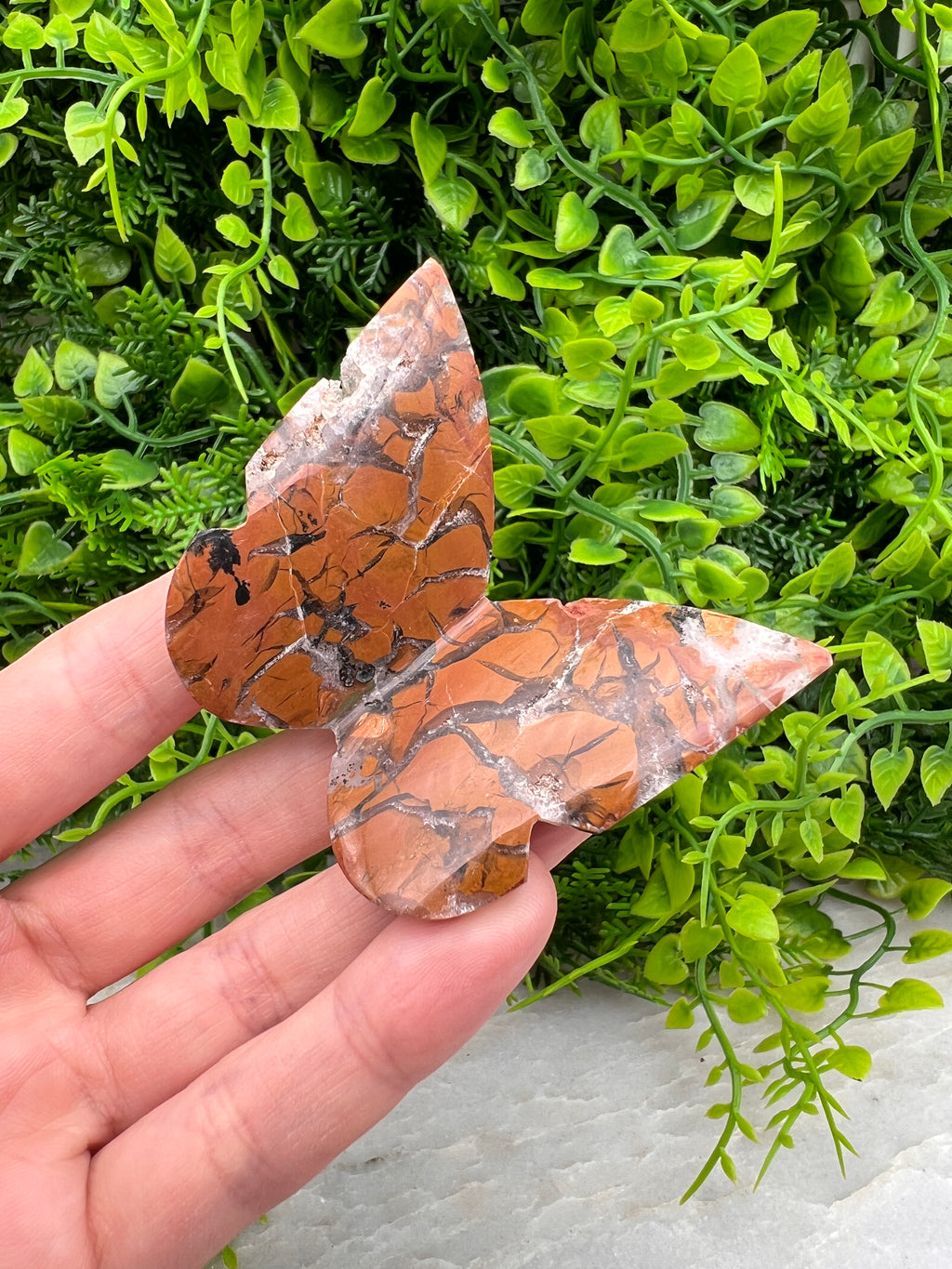 Breccie Jaspis 3D-vlinder