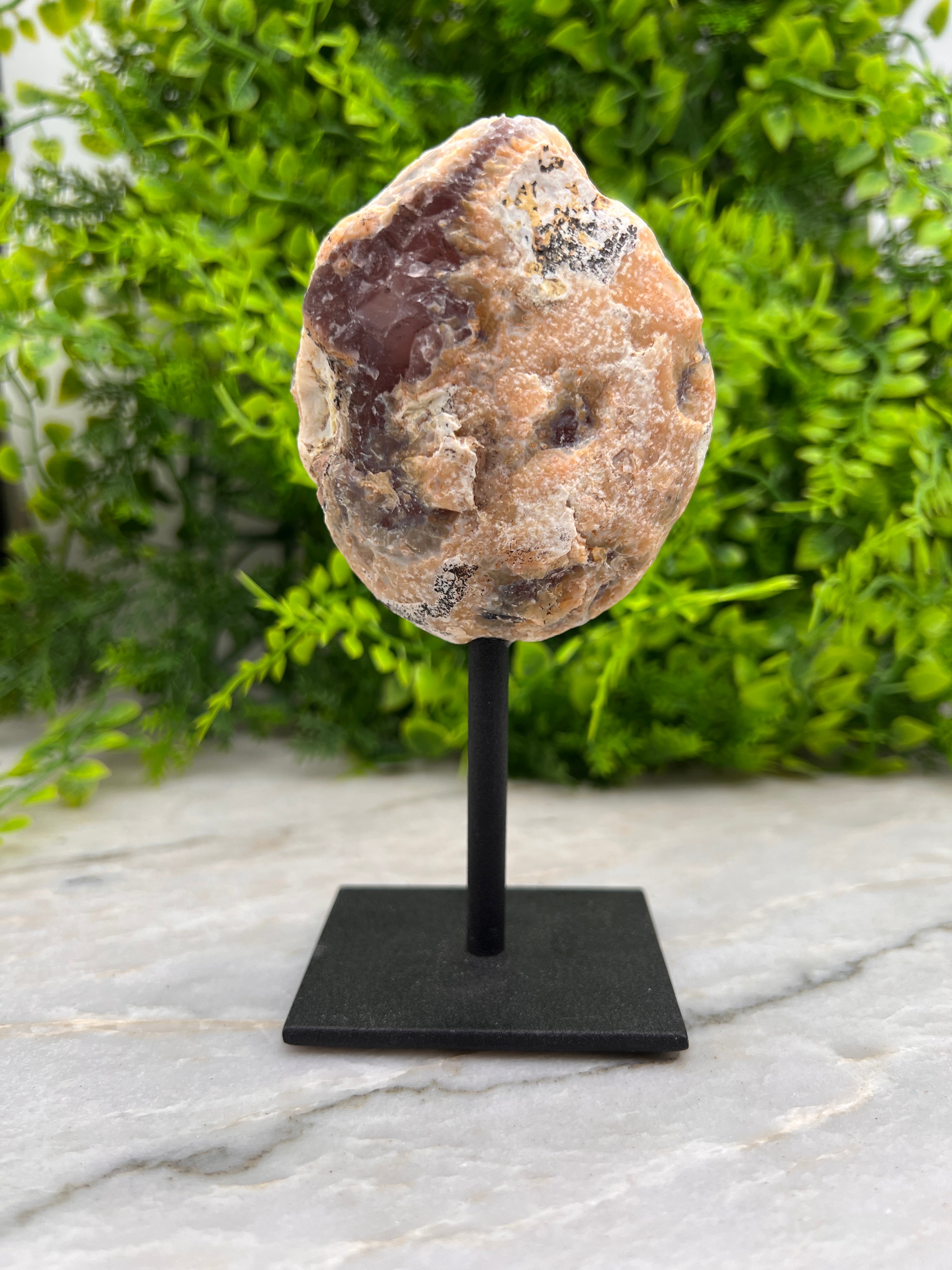 Agaat op standaard (14 cm)
