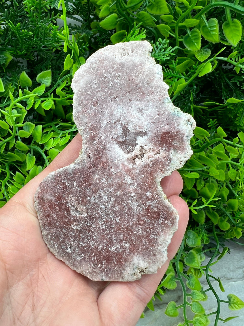Rosa Amethyst-Cluster (9 cm) von KEY LIME STORE