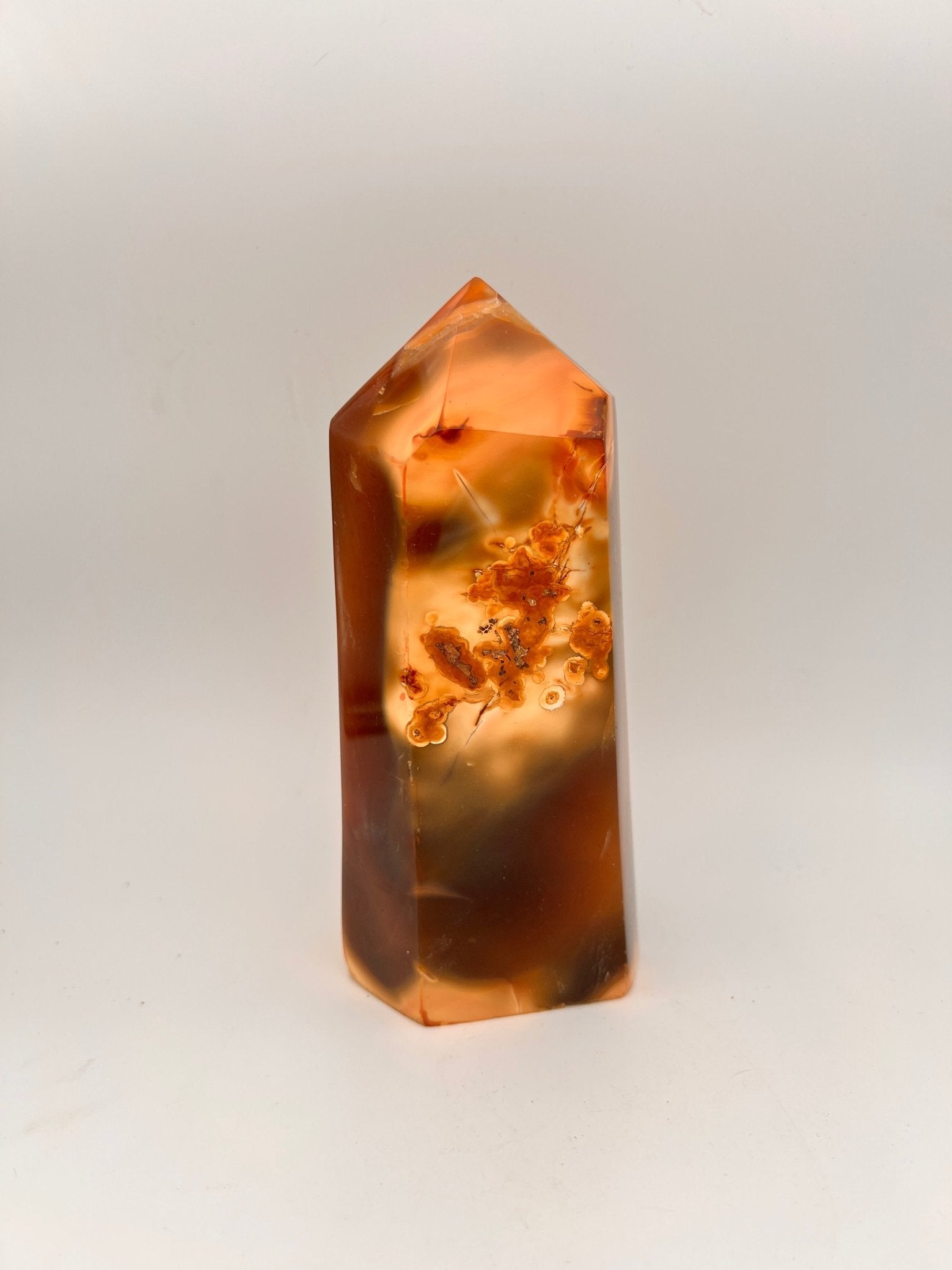 Agaat punt/toren 0.721 kg by KEY LIME STORE