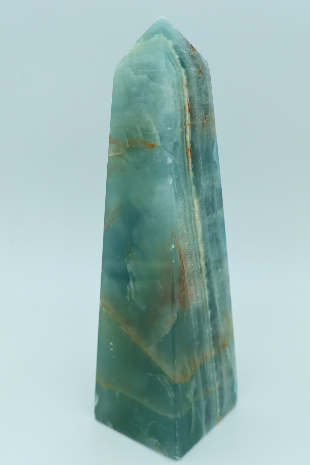 Blauwe Onyx toren 0.430 kg