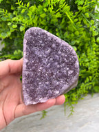 Amethist cluster cut base