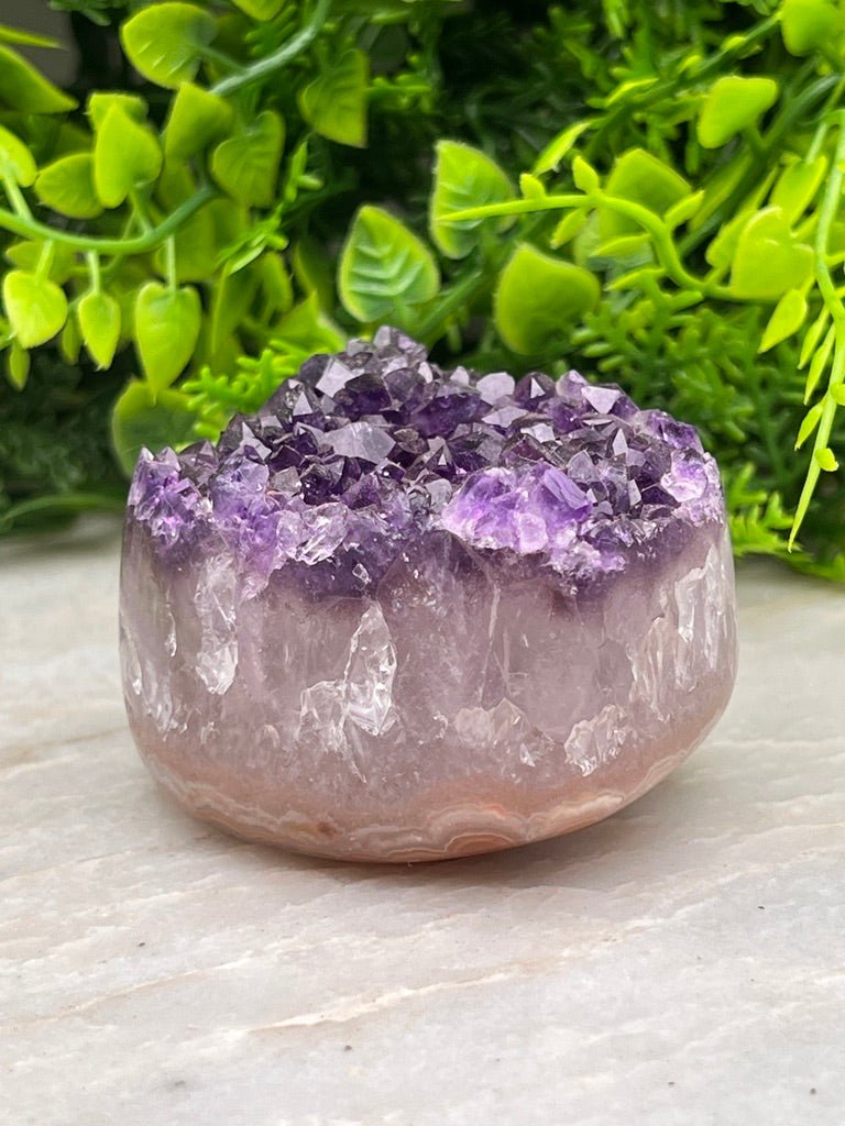 Amethist cluster gepolijst by KEY LIME STORE