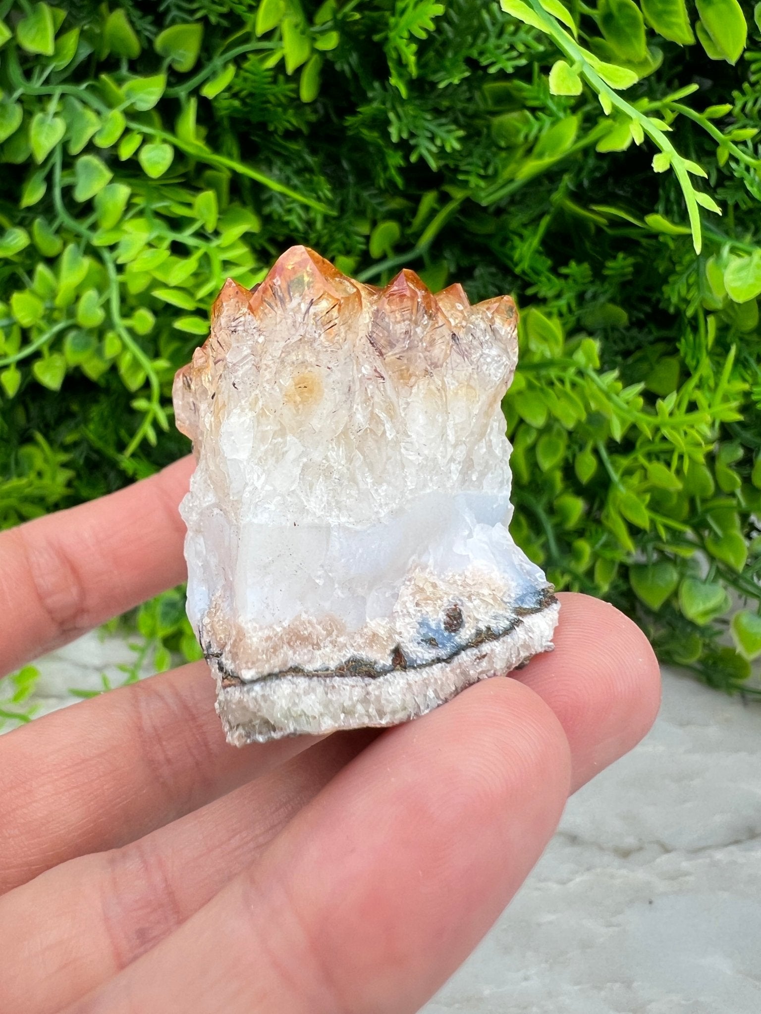Citrin (gebrannter Amethyst) – Cluster (6 cm) von KEY LIME STORE