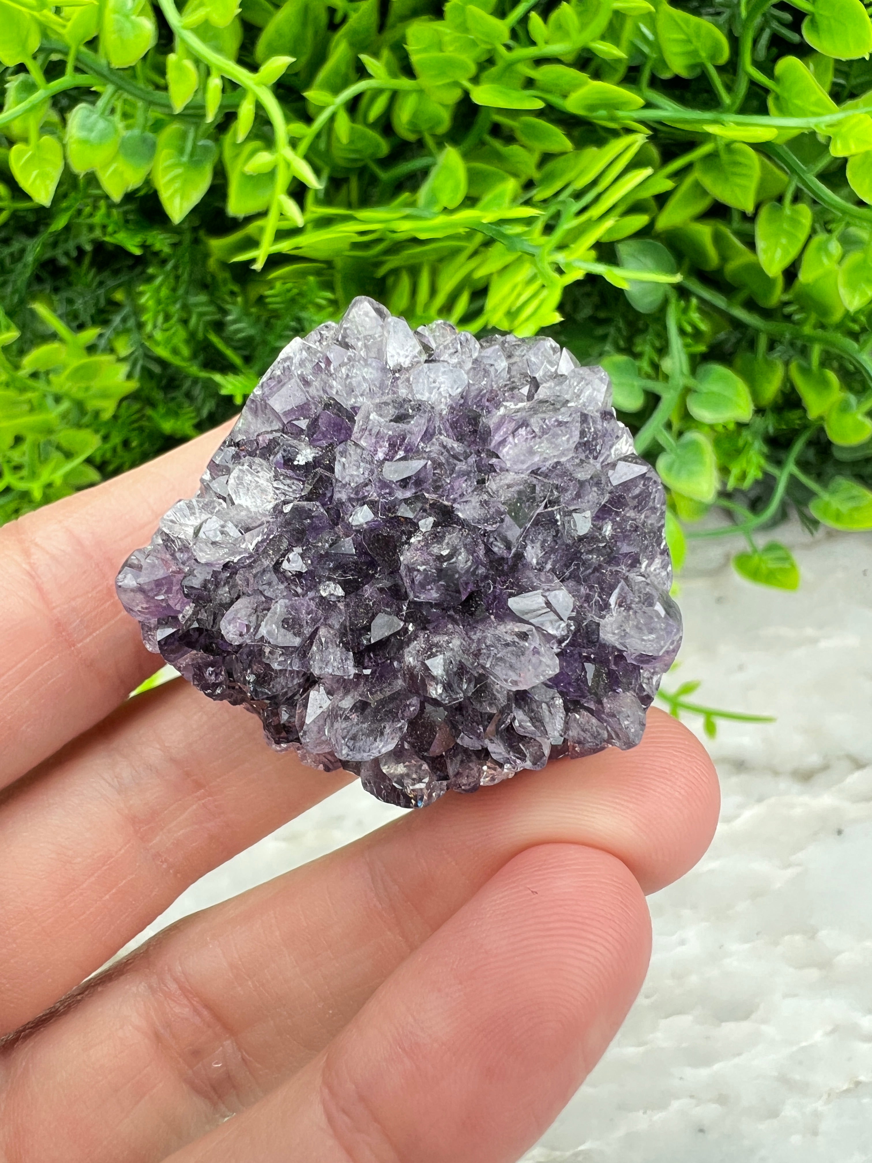 Amethist cluster gepolijst (3 cm)