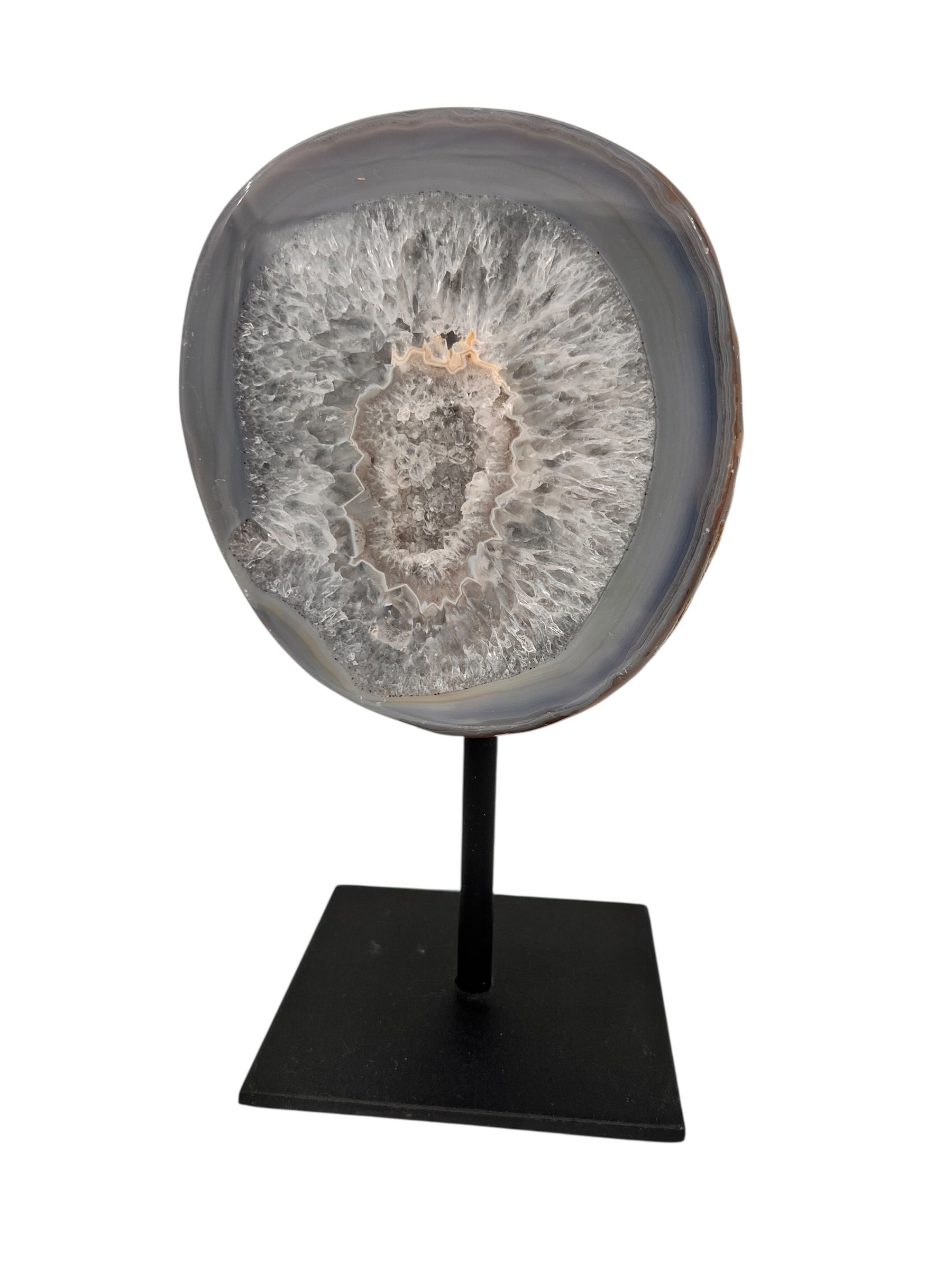 Halve agaat op standaard 1.731 kg