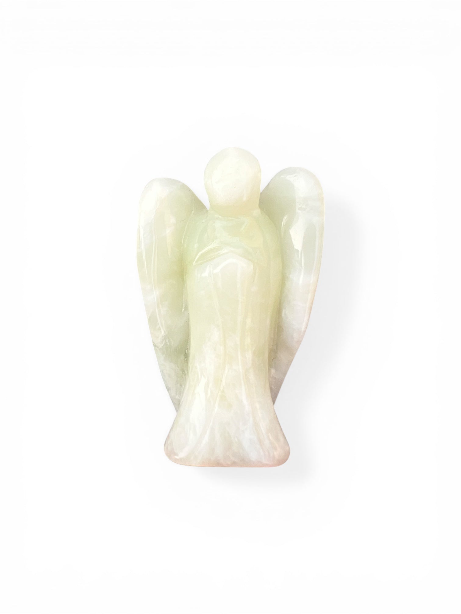 Jade Serpentijn engel 6 cm