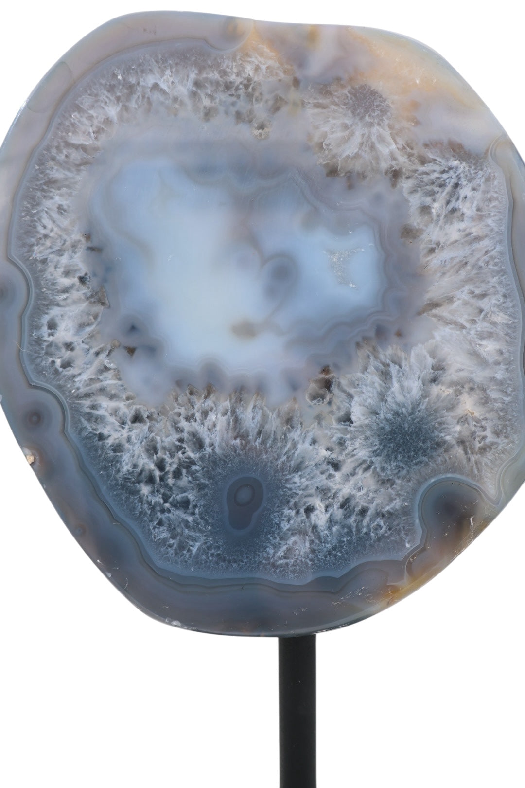 Halve agaat op standaard 1.450 kg