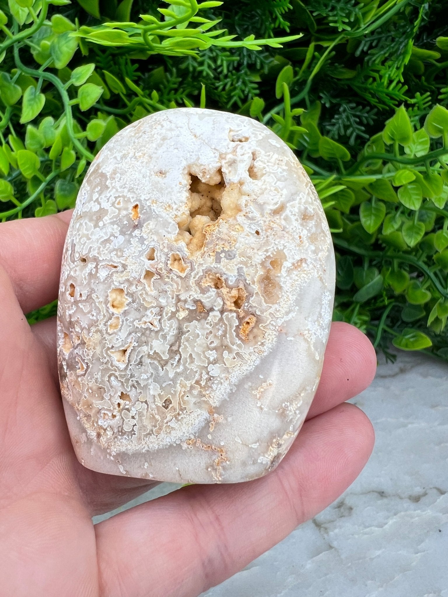 Druzy Crazy Lace Agaat free form (6 cm) by KEY LIME STORE