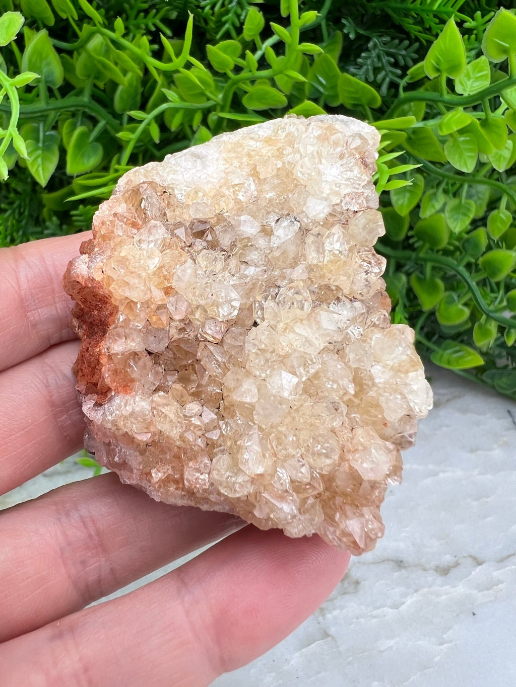 Citrin (gebrannter Amethyst) – Cluster (6 cm) von KEY LIME STORE