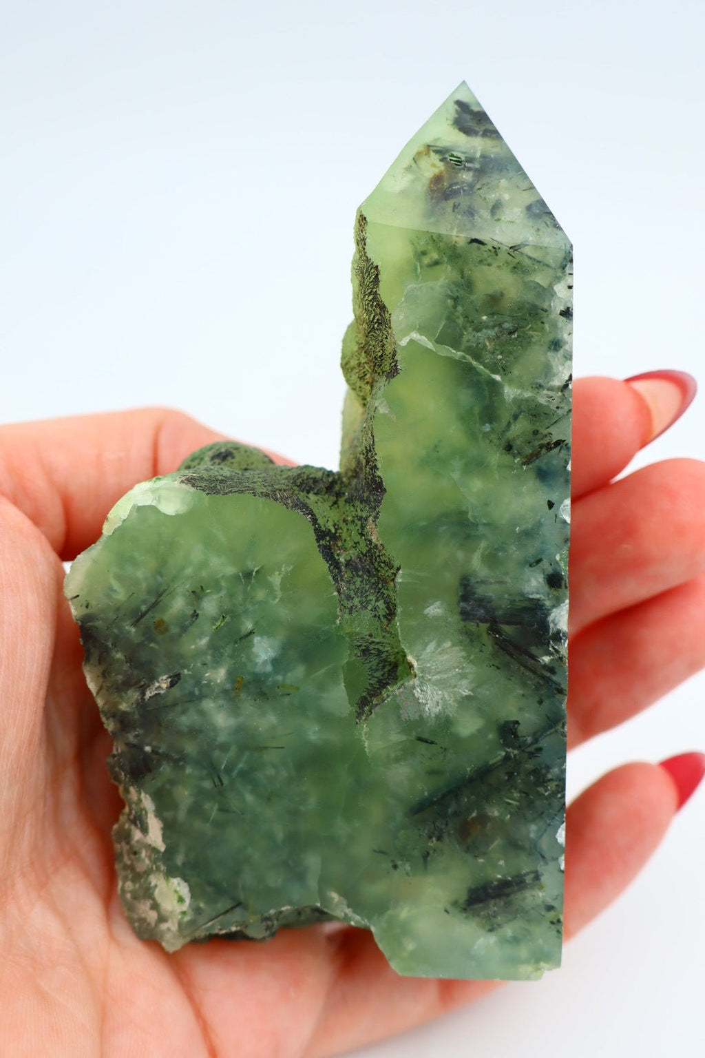 Prehnit-Obelisk von KEY LIME STORE