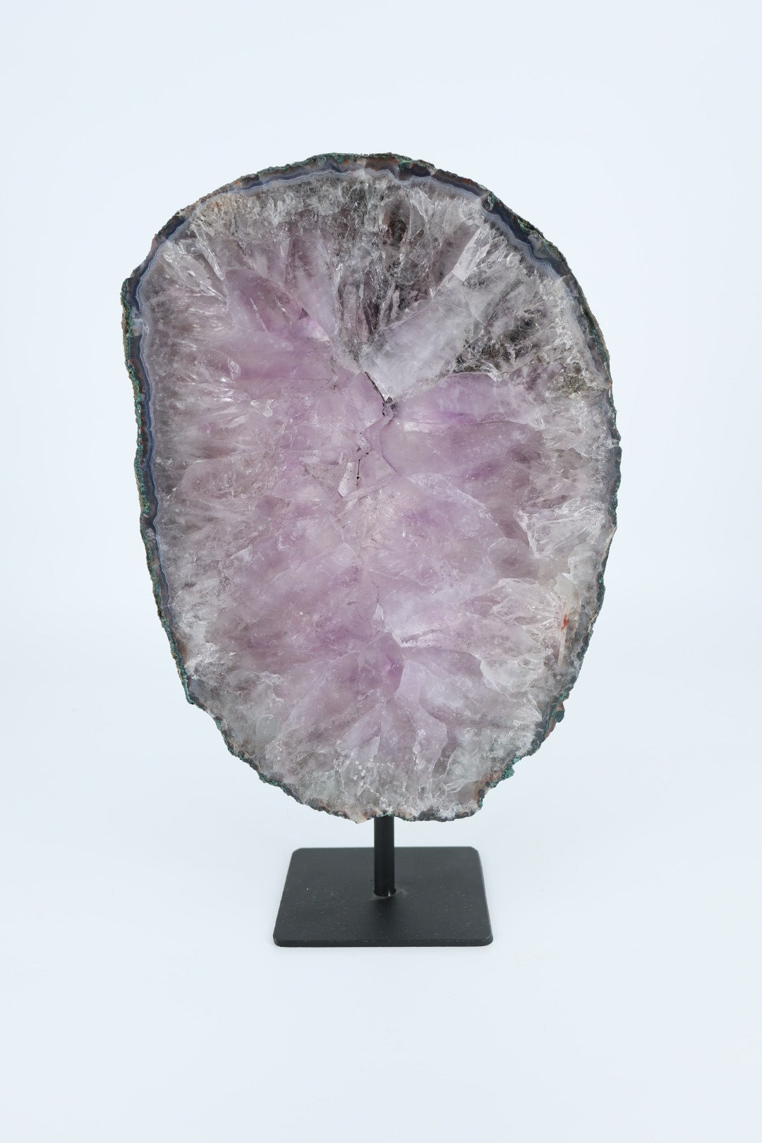 Amethist schijf op standaard - 2.841 kg