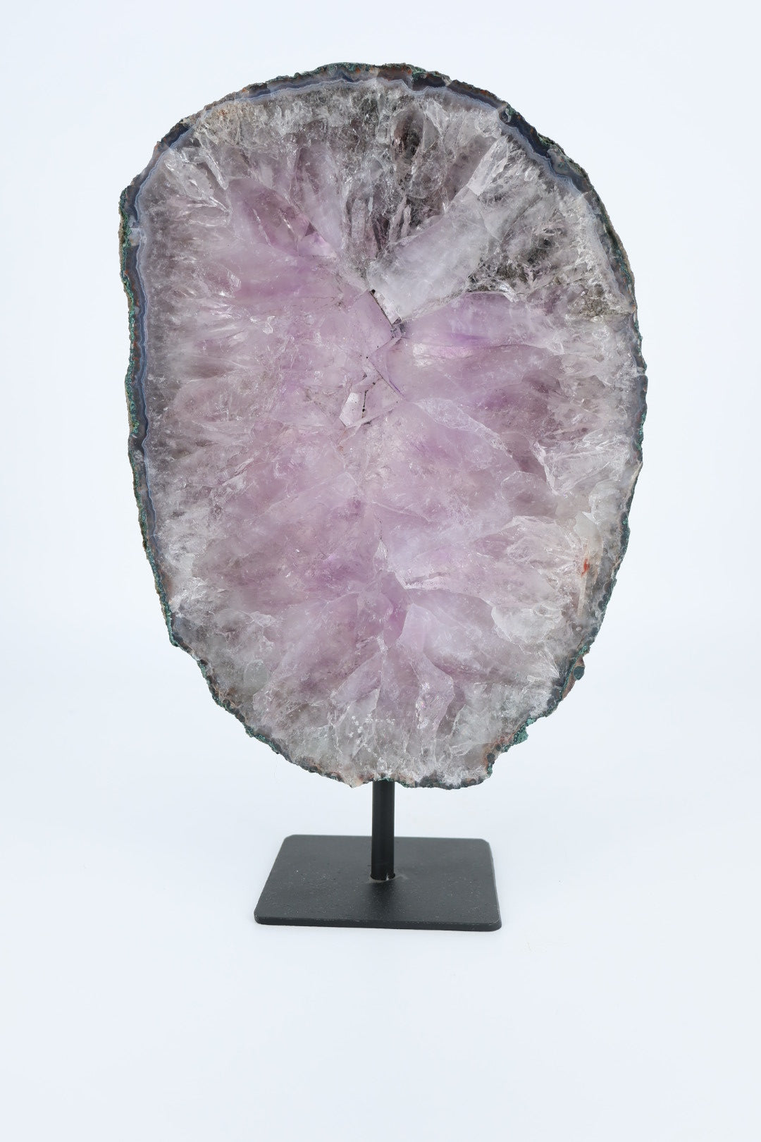 Amethist schijf op standaard - 2.841 kg