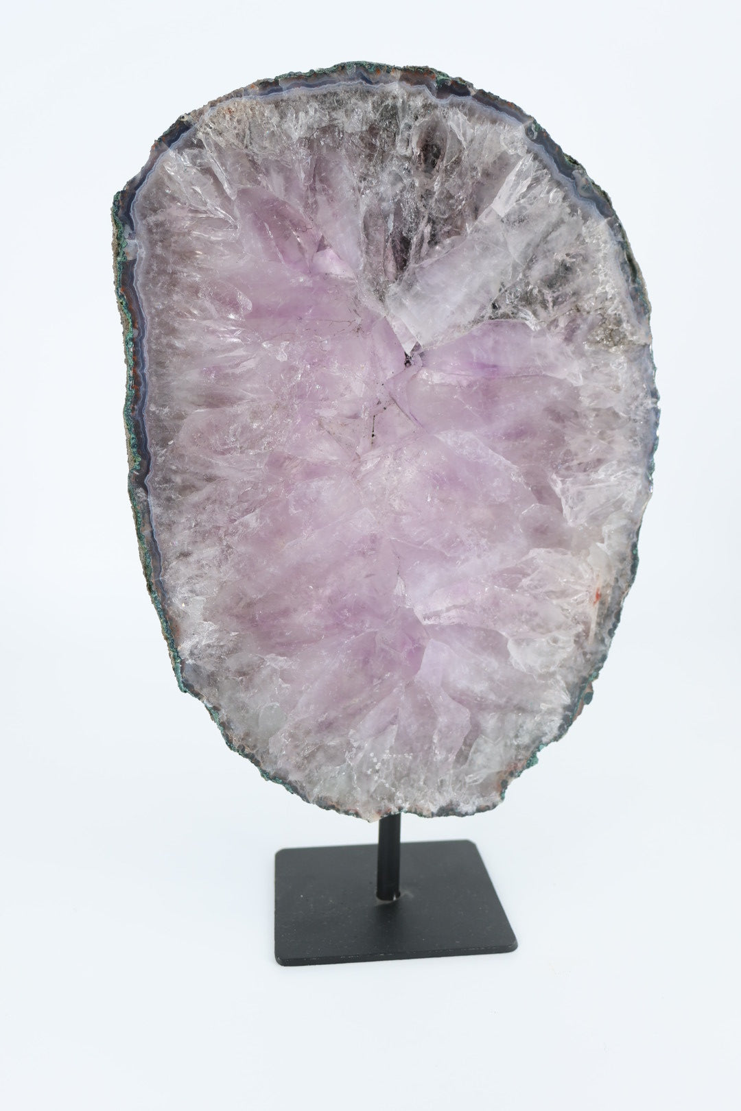 Amethist schijf op standaard - 2.841 kg