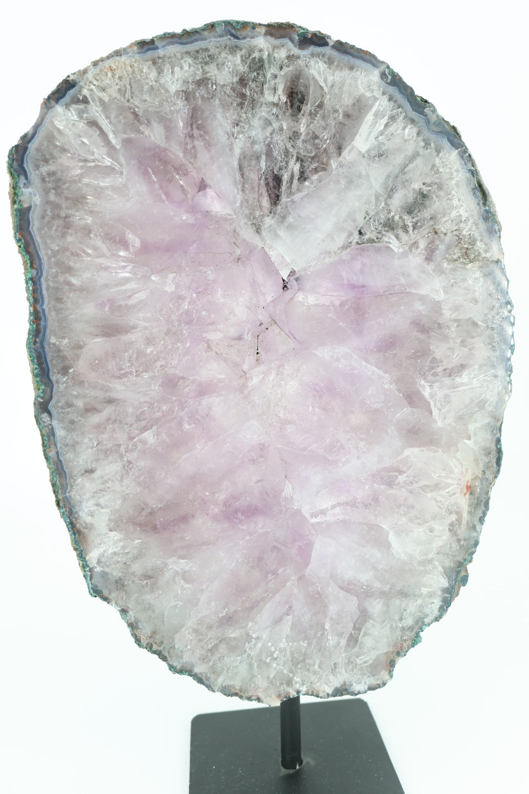 Amethist schijf op standaard - 2.841 kg