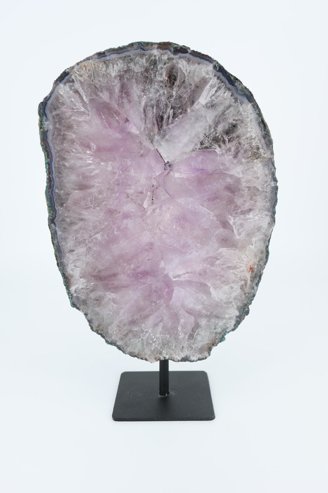 Amethist schijf op standaard - 2.841 kg