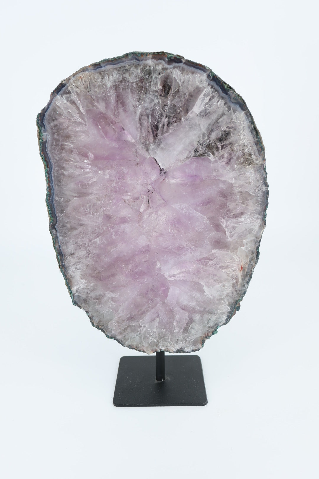 Amethist schijf op standaard - 2.841 kg