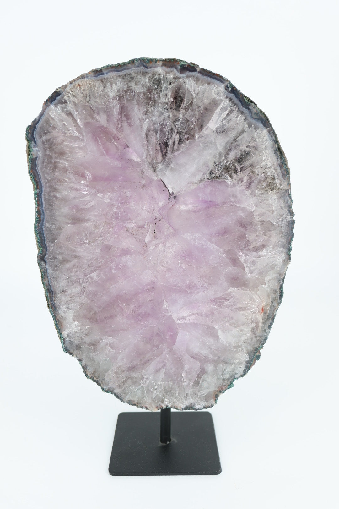 Amethist schijf op standaard - 2.841 kg