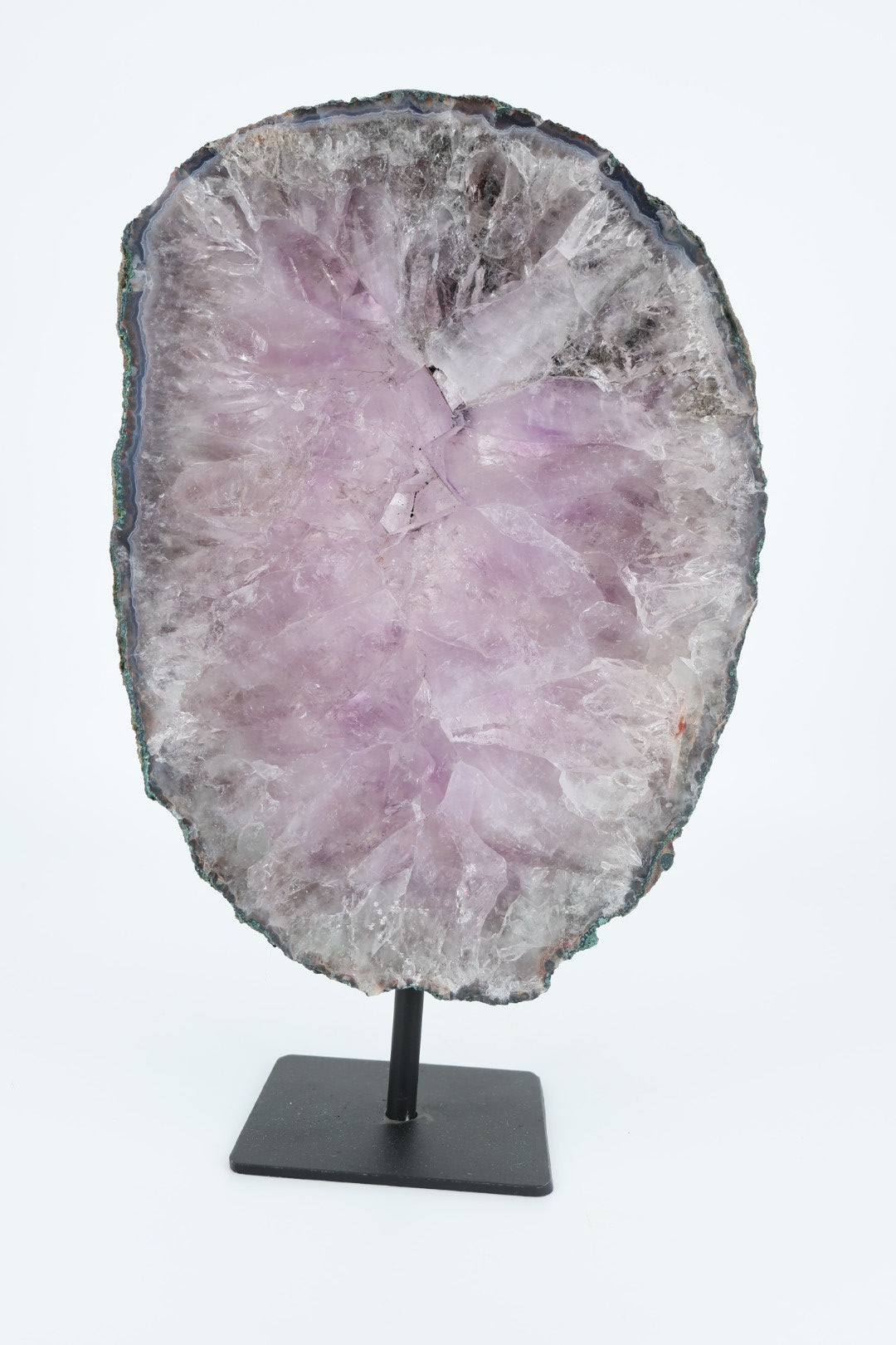 Amethist schijf op standaard - 2.841 kg