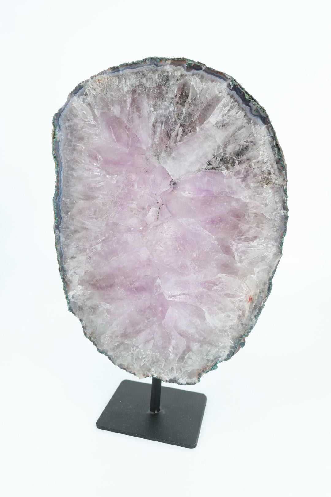 Amethist schijf op standaard - 2.841 kg