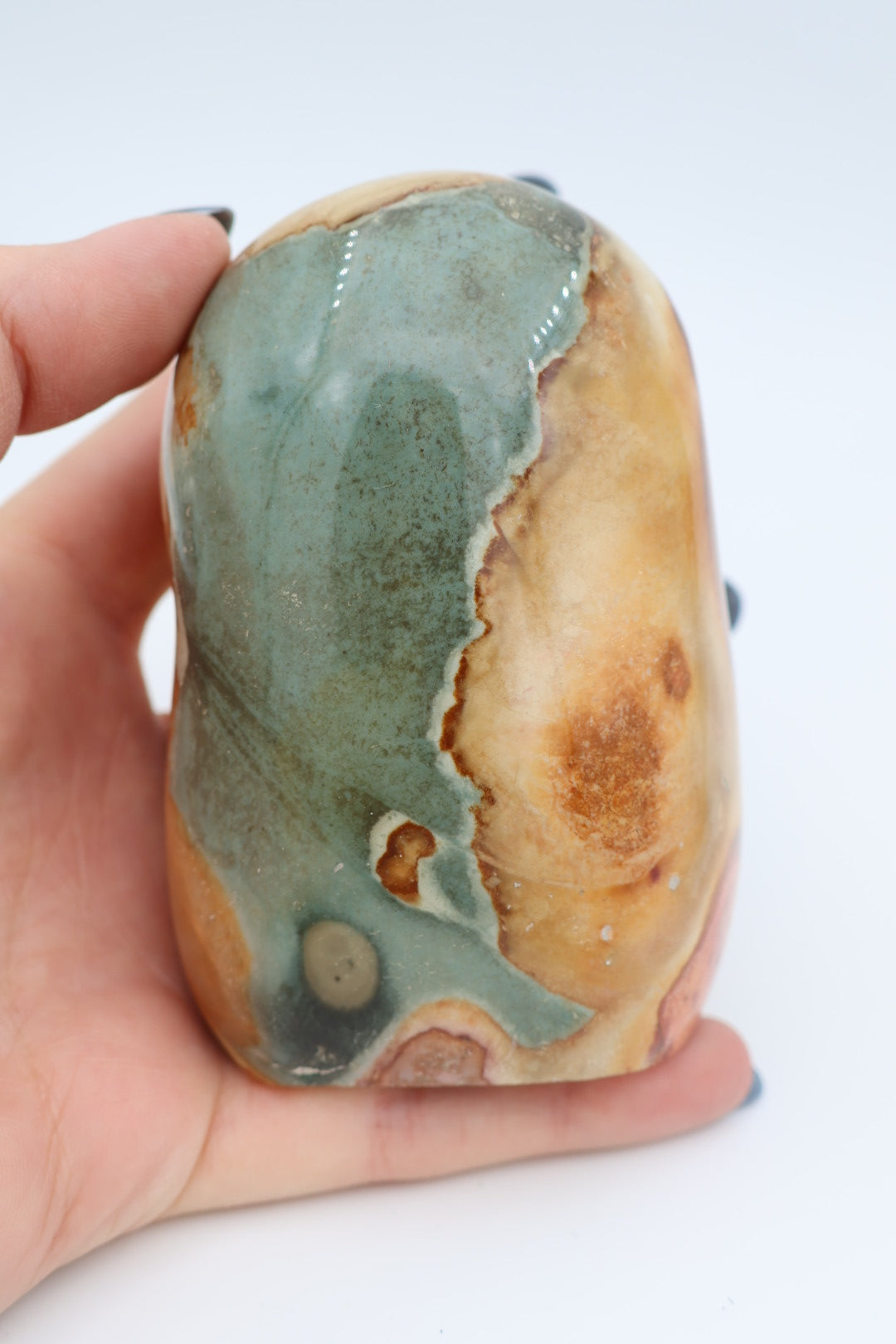 Polychroom Jaspis freeform 0,507 kg