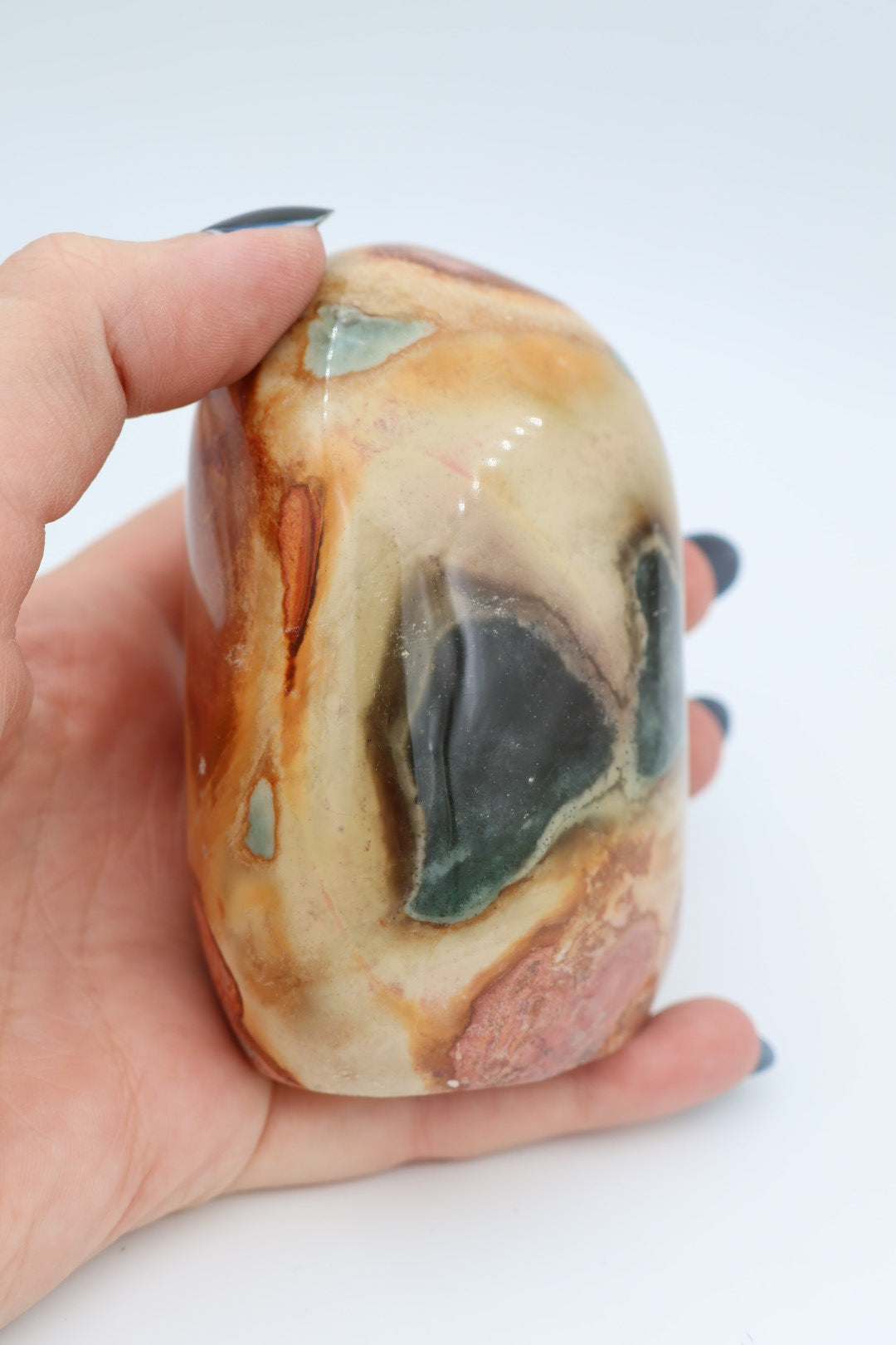 Polychroom Jaspis freeform 0,507 kg