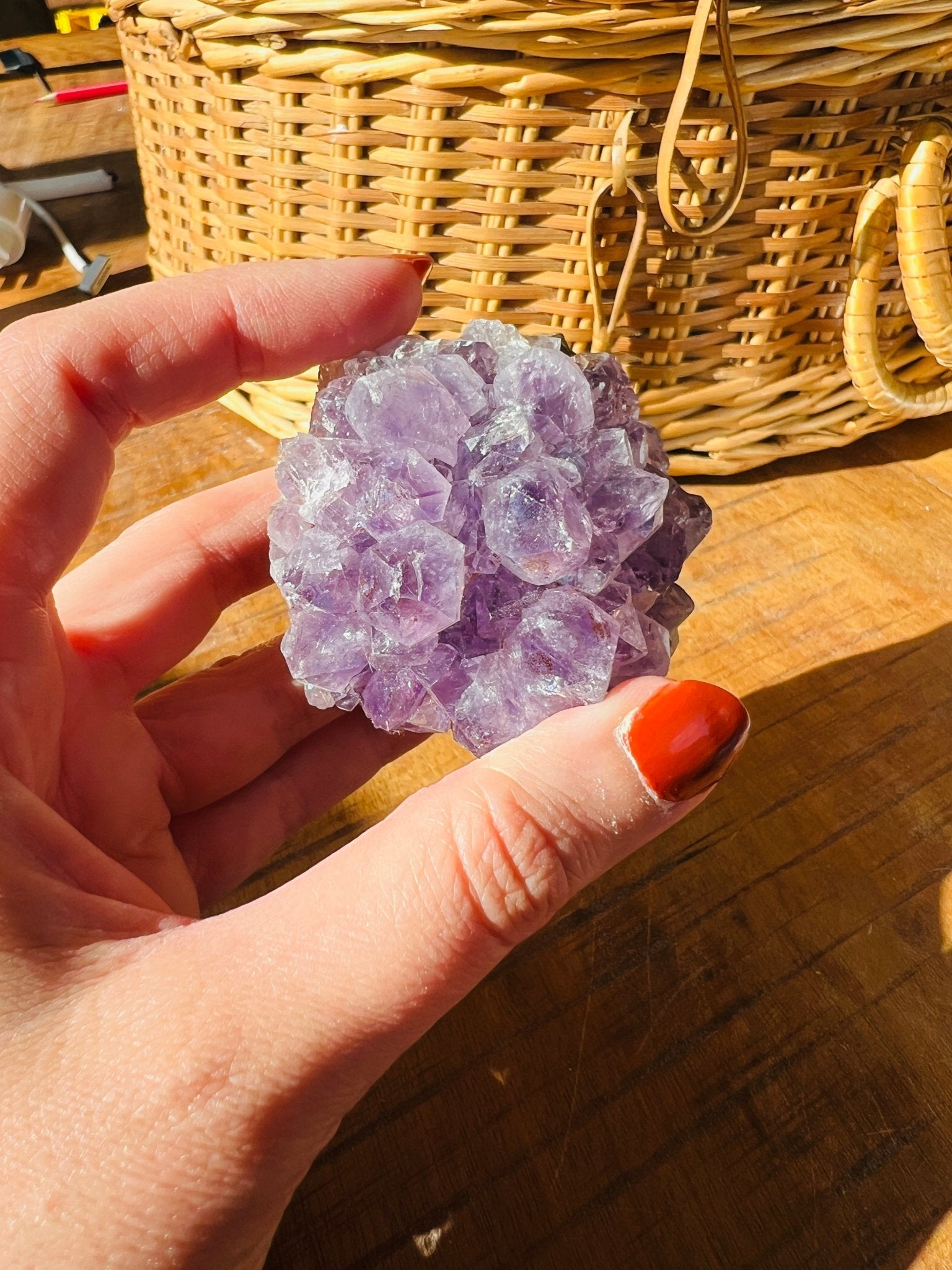 Kristal amethist cluster by KEY LIME STORE