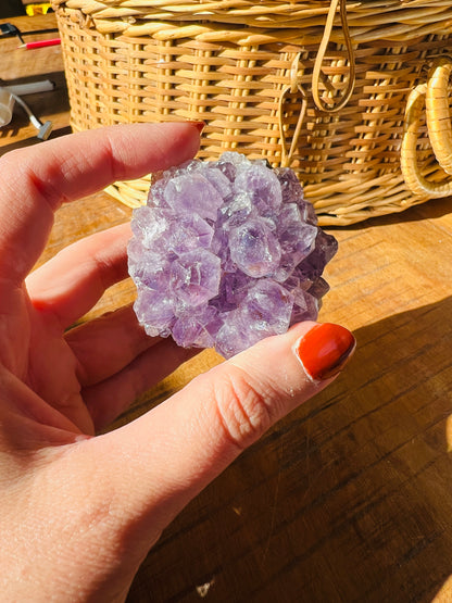 Crystal amethyst cluster