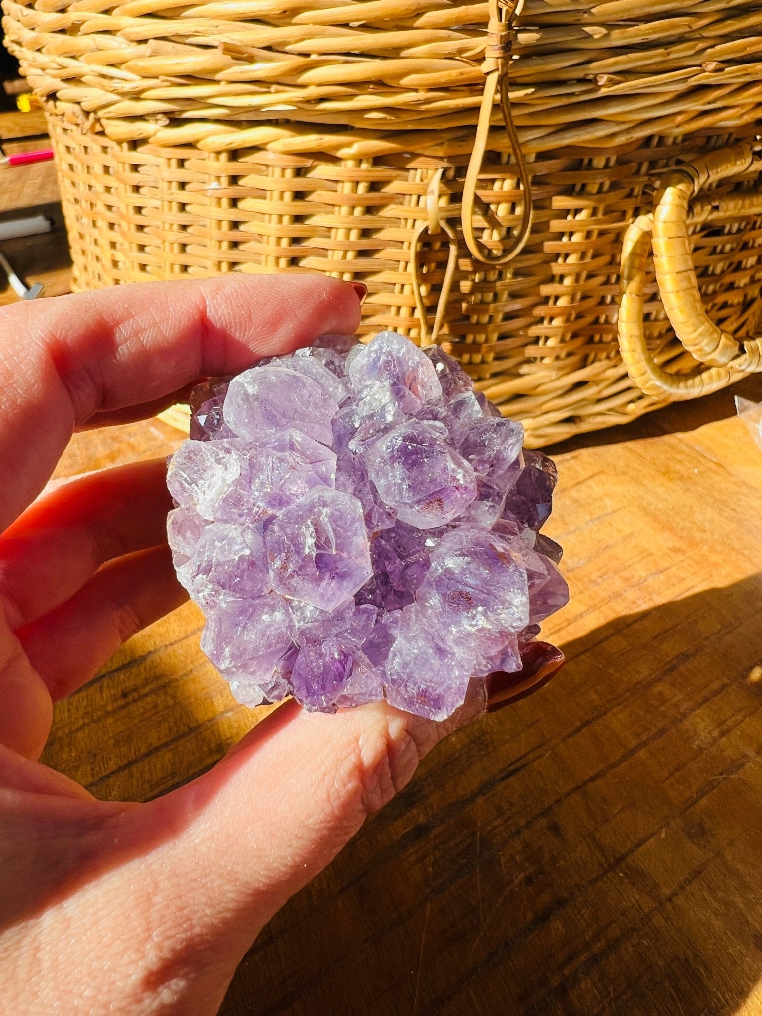 Amethyst-Kristallcluster von KEY LIME STORE