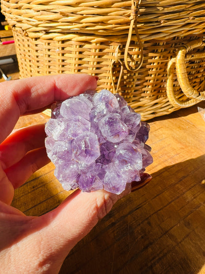 Crystal amethyst cluster