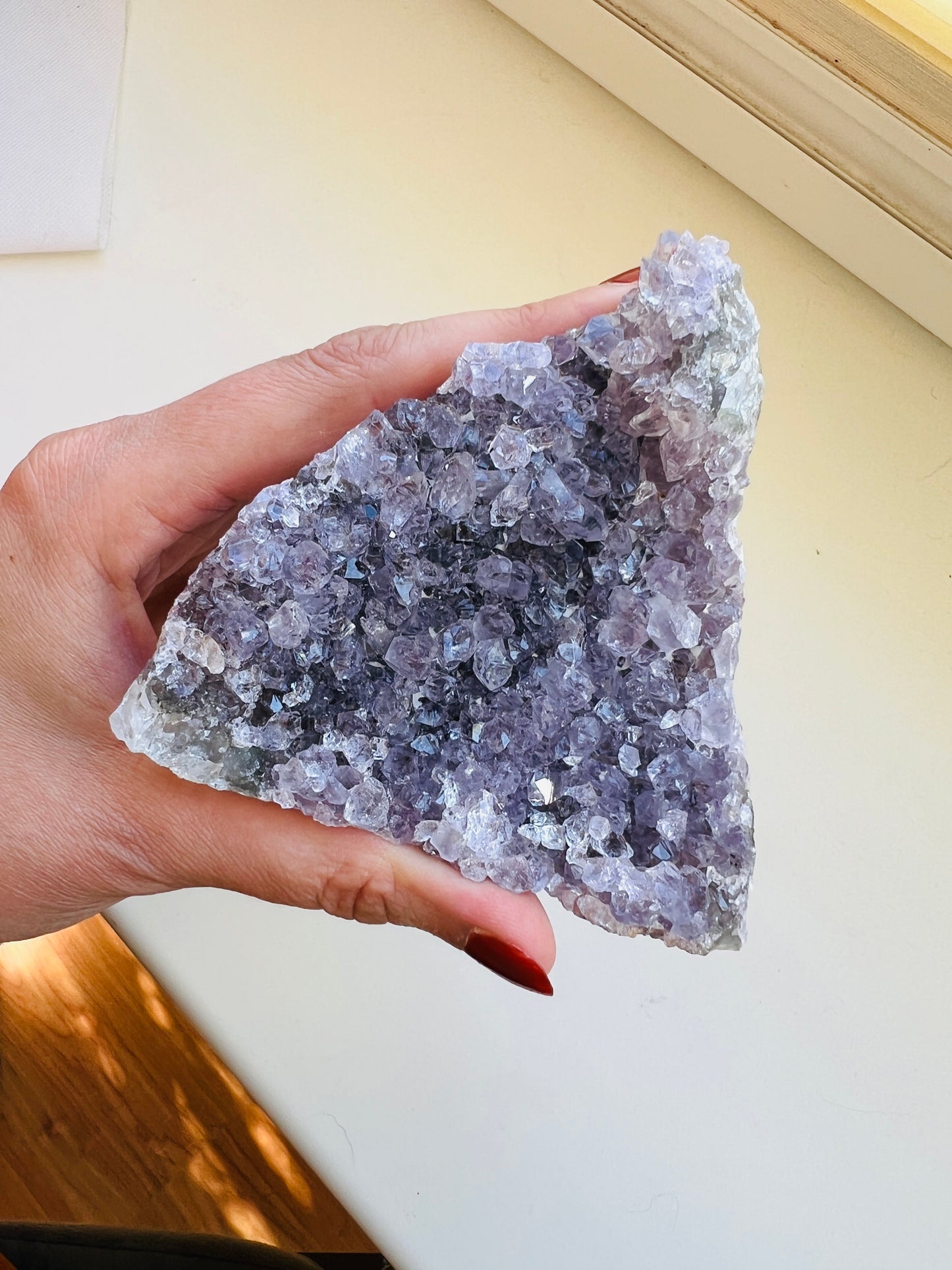 Crystal amethyst cluster
