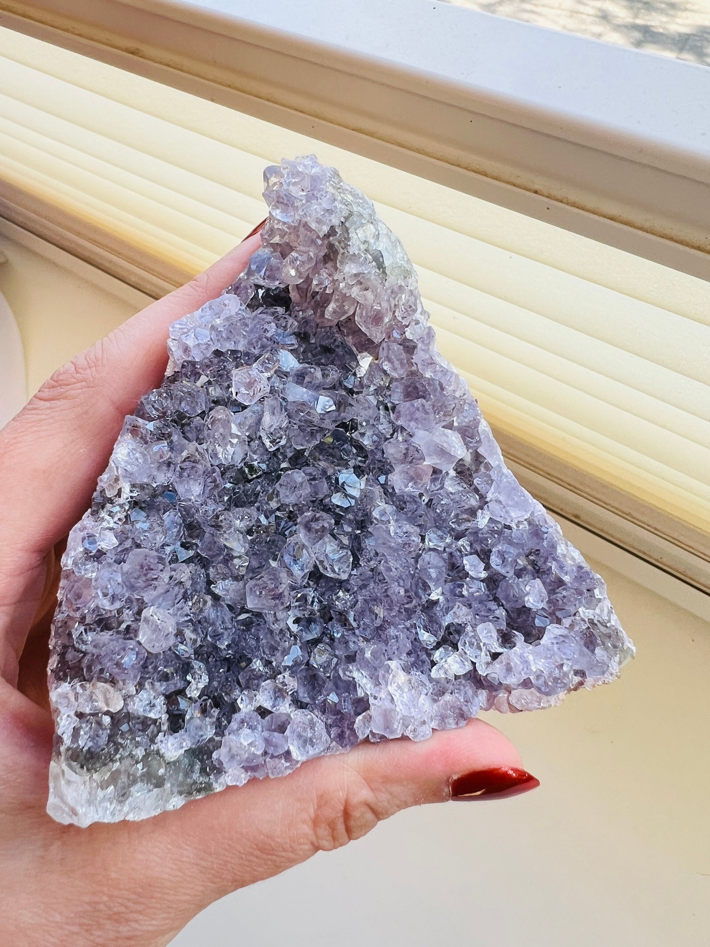 Crystal amethyst cluster