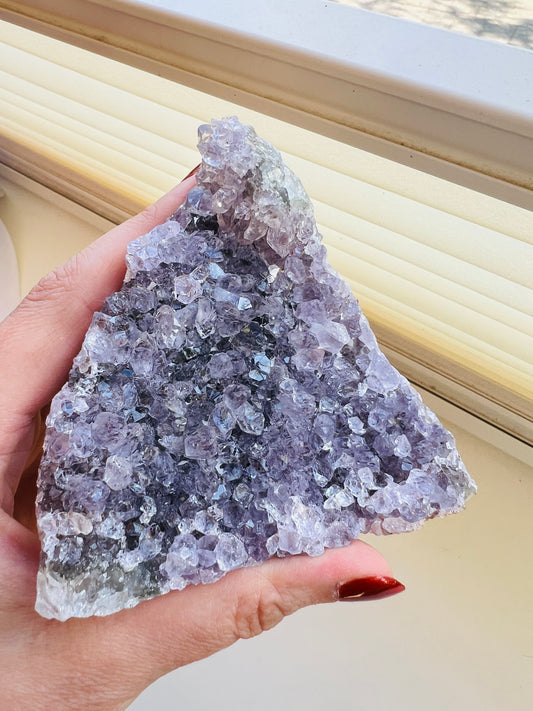 Crystal amethyst cluster