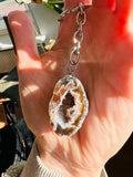 Schlüsselanhänger „Kristall-Geode“ von KEY LIME STORE