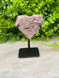 Lodoliet (Thousand Layer Quartz) hart op standaard (92 gr/8 cm)