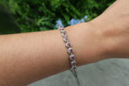 Armband Robijn rond (cz) 925 sterling zilver
