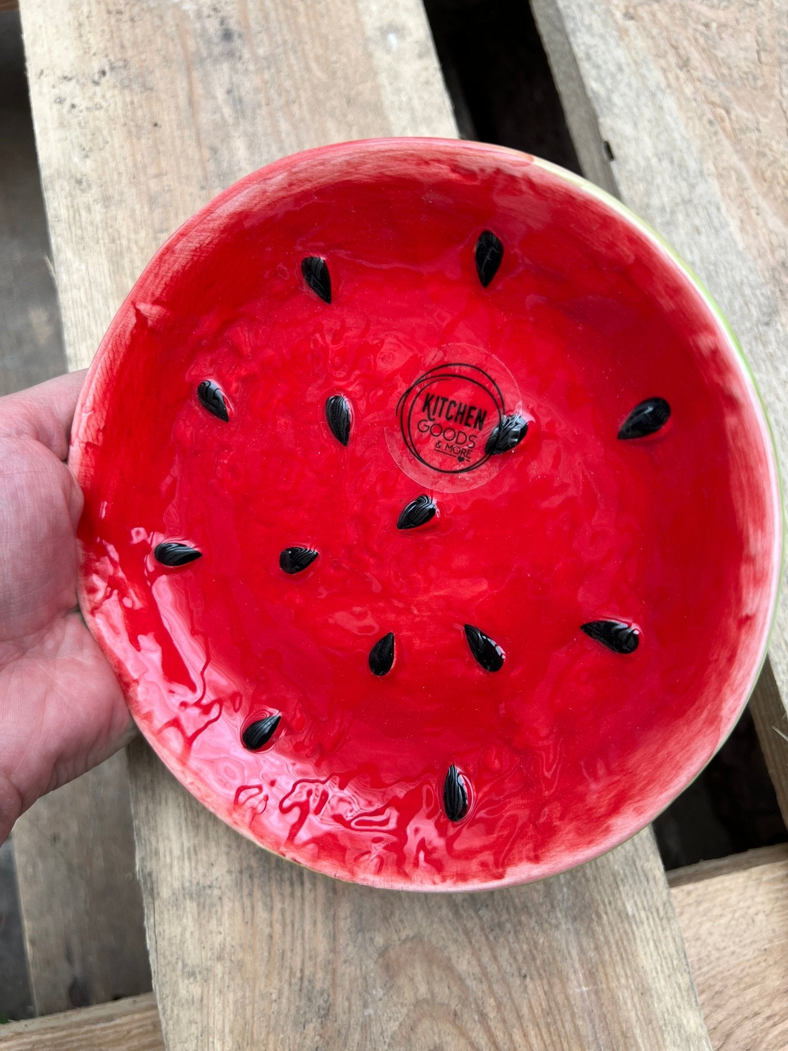 Wassermelonen-Teller „Dolomit“ von KEY LIME STORE
